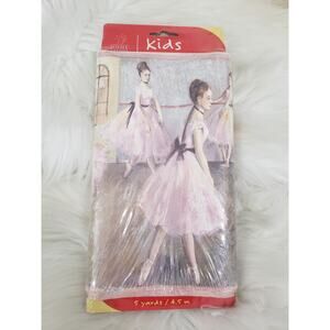 Home Trends Kids Wall Border Pink Ballerina Dancers Wallpaper Ballet Class Decor